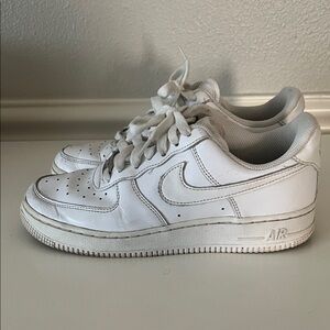 Nike White Air Force 1 Low Sneakers - 7